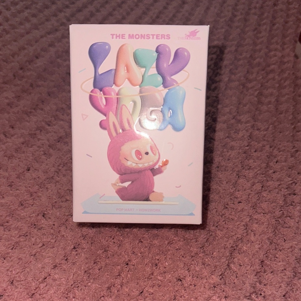Pop Mart Authentic labubu Lazy Yoga Collectible Figure Blind Box!!!